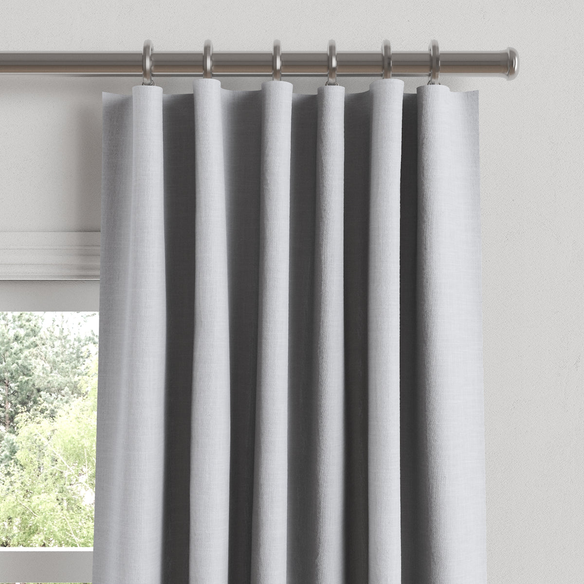 Convertible Drapery in Classic Linen - Bermuda