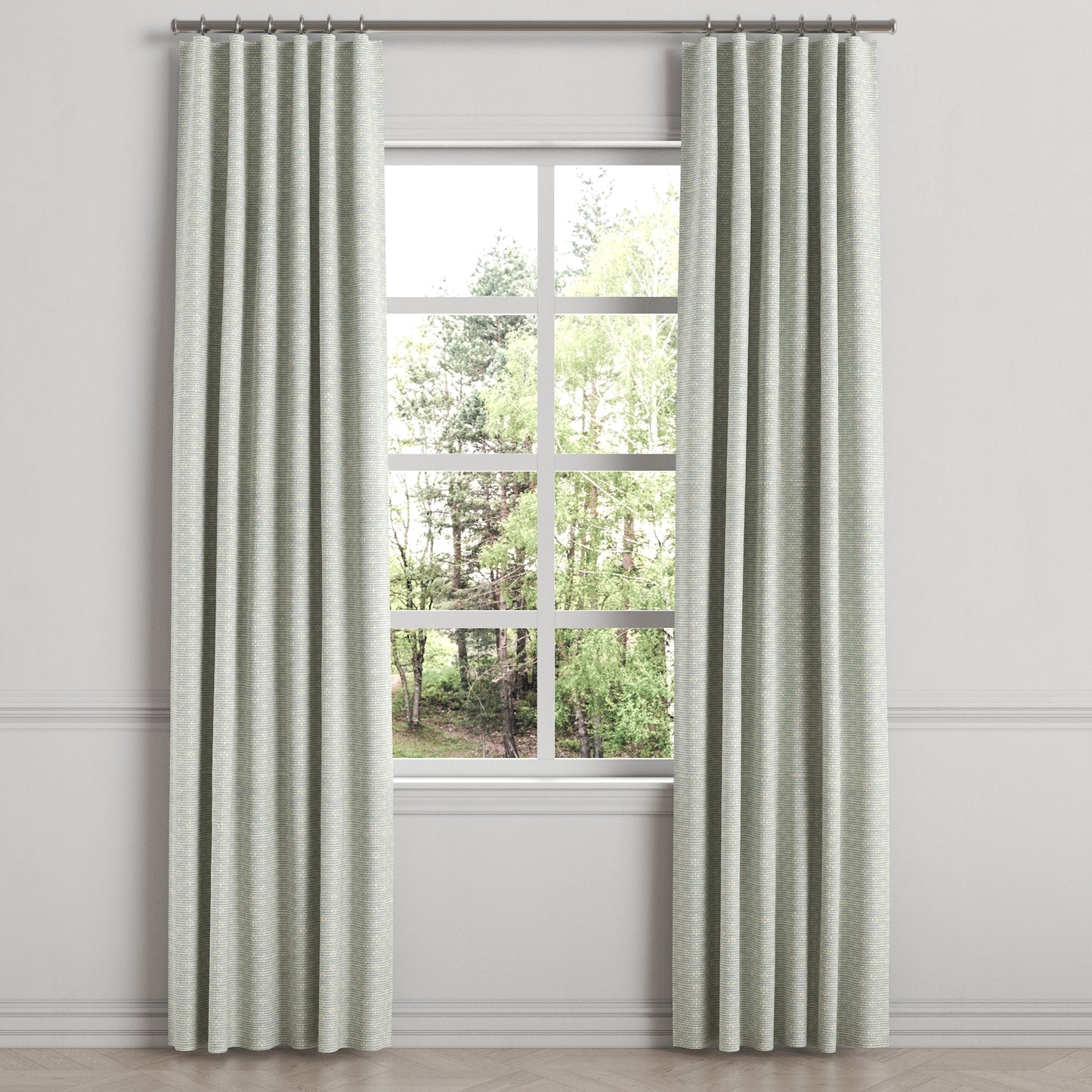 Convertible Drapery in Ditsy - Fresh Blue