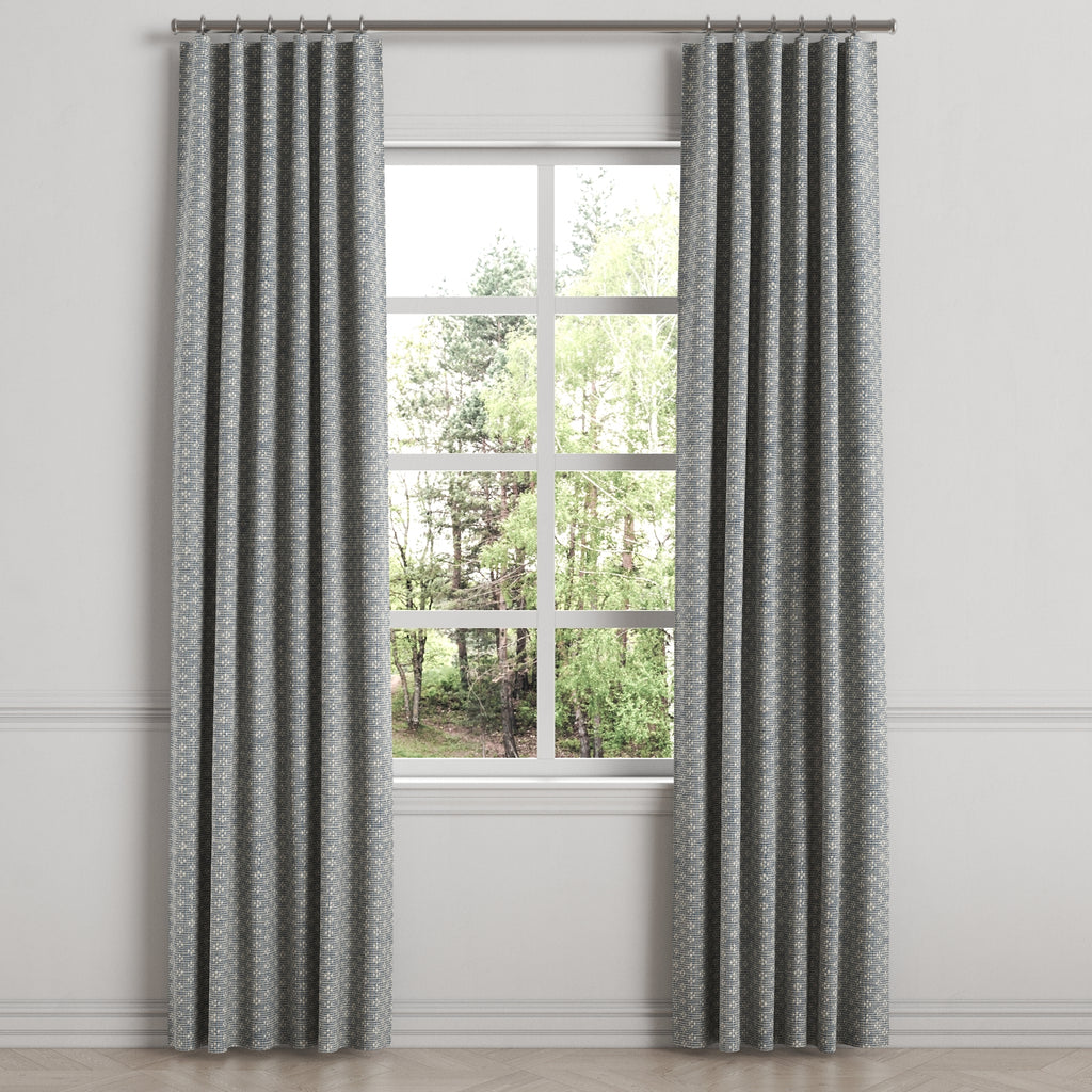 Convertible Drapery in Ditsy - Indigo