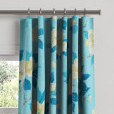Convertible Drapery in Grandma's Floral - Pale Blue