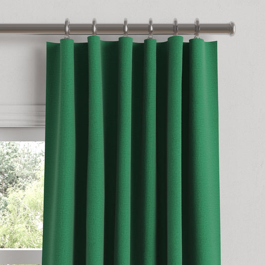 Convertible Drapery in Lush Linen - Malachite