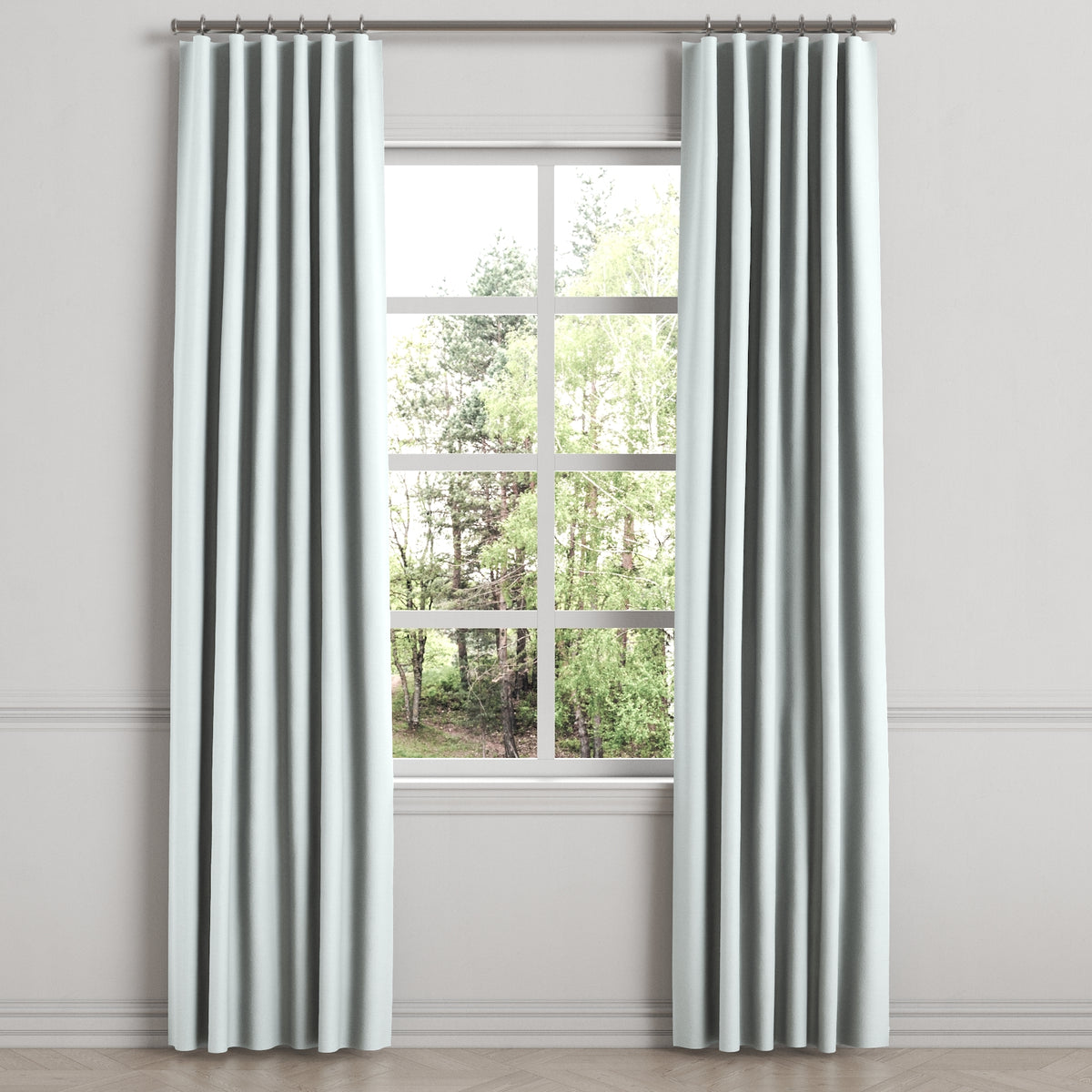 Convertible Drapery in Lush Linen - Ice