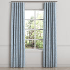 Convertible Drapery in Positive Print - Azure