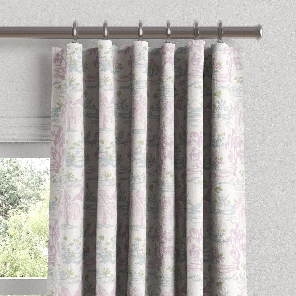 Convertible Drapery in Meadow - Lavender