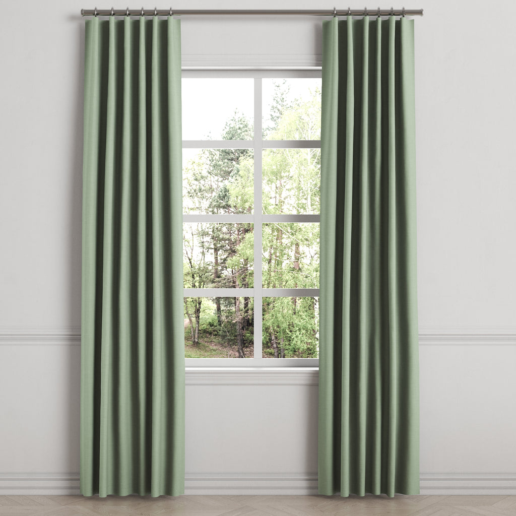 Convertible Drapery in Classic Linen - Olive