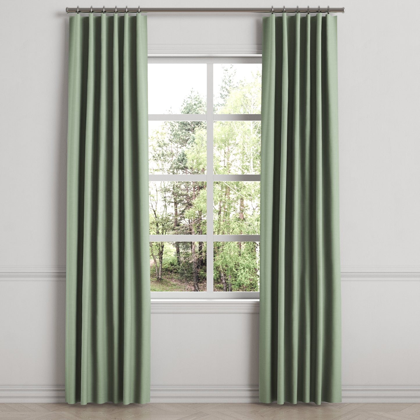 Convertible Drapery in Classic Linen - Olive