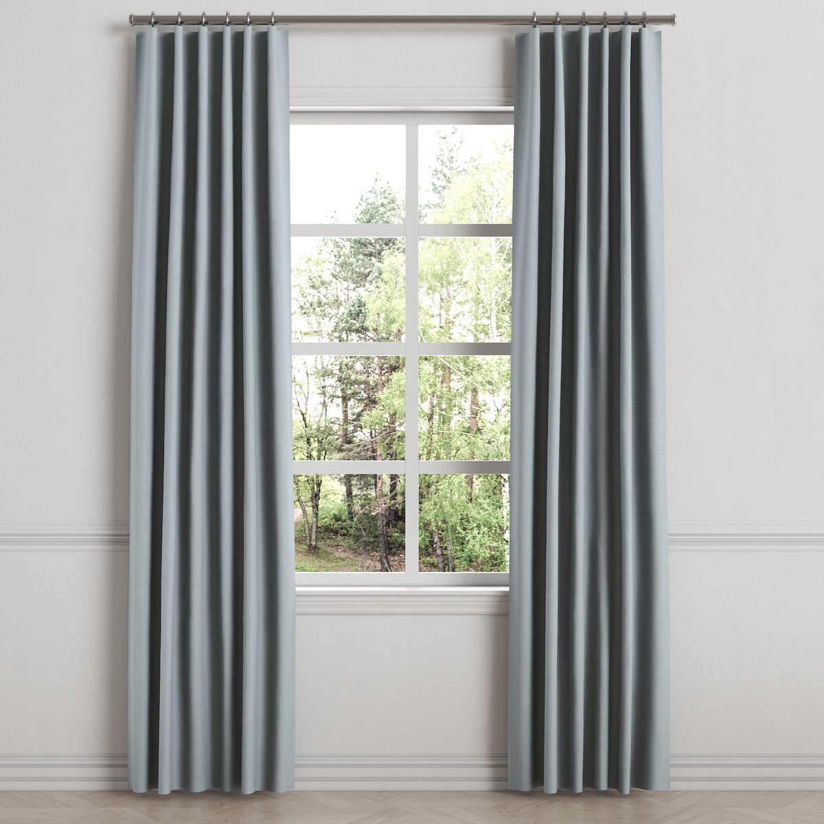 Convertible Drapery in Classic Linen - Storm