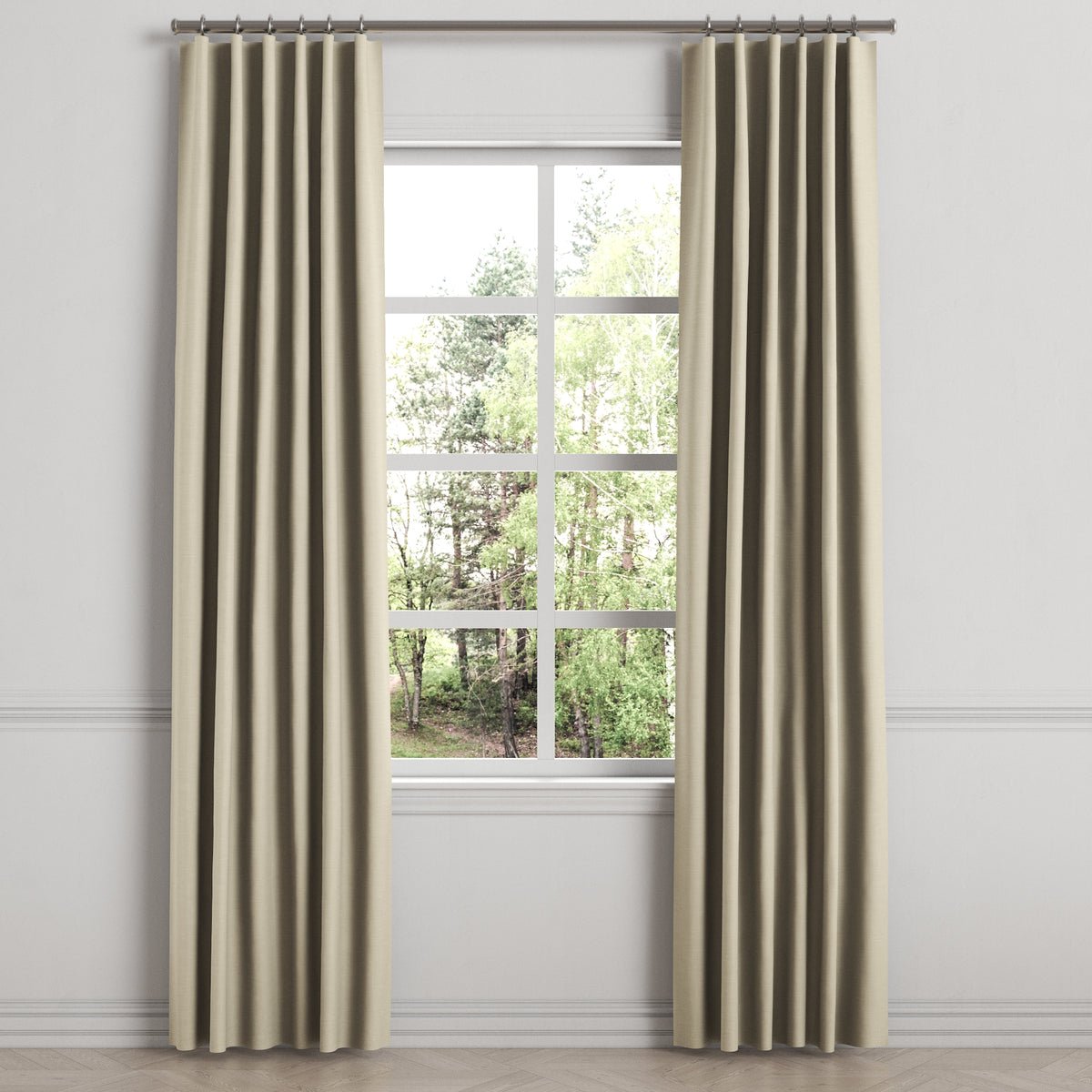 Convertible Drapery in Classic Linen - Toast