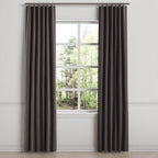 Convertible Drapery in Classic Velvet - Charcoal