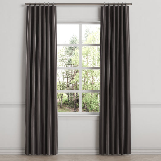 Convertible Drapery in Classic Velvet - Charcoal