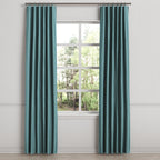 Convertible Drapery in Classic Velvet - Peacock
