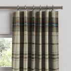 Convertible Drapery in Tartan - Cappuccino