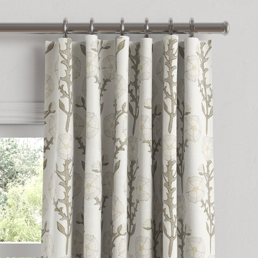 Convertible Drapery in Cottage Flowers - Vanilla
