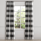 Convertible Drapery in Buffalo Check - Black