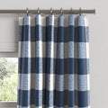 Convertible Drapery in Buffalo Check - Navy