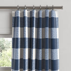 Convertible Drapery in Buffalo Check - Navy