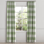 Convertible Drapery in Buffalo Check - Sage