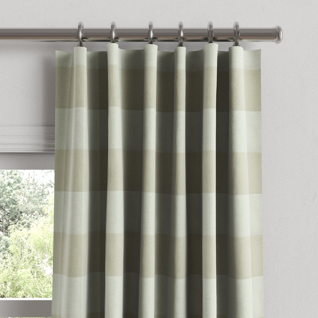Convertible Drapery in Foxy Plaid - Dune