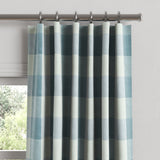 Convertible Drapery in Foxy Plaid - Harbor