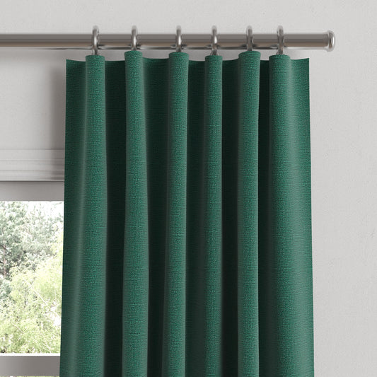 Convertible Drapery in Slubby Linen - Spruce