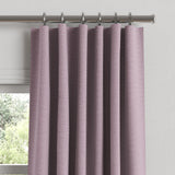 Convertible Drapery in Slubby Linen - Plum