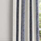 Convertible Drapery in French Laundry Stripe - Navy