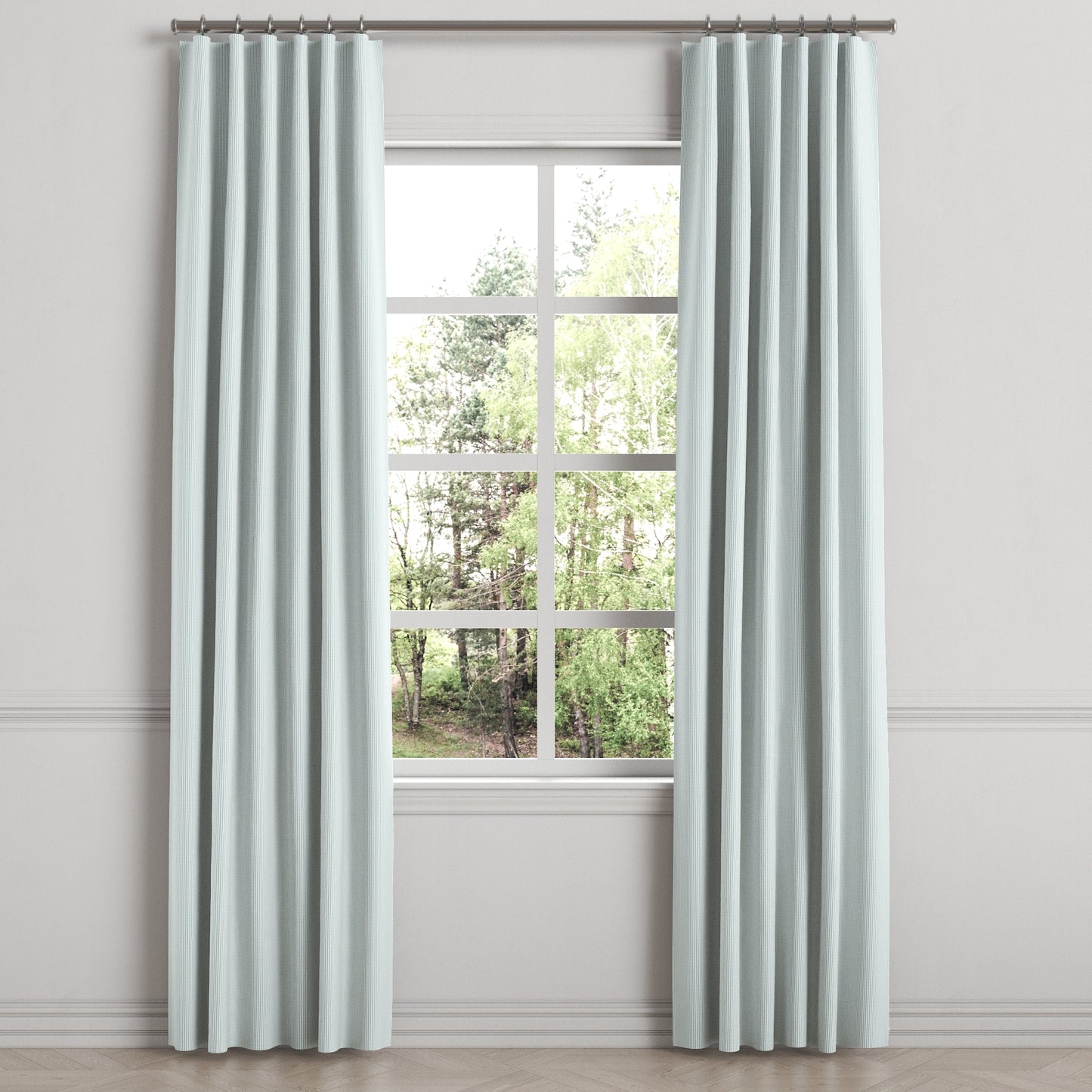 Convertible Drapery in Baldwin - Baby Blue