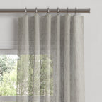 Convertible Drapery in Linen Sheer - Cinder
