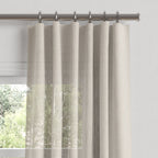 Convertible Drapery in Linen Sheer - Ivory