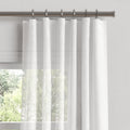 Convertible Drapery in Linen Sheer - Optic White