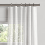 Convertible Drapery in Linen Sheer - Optic White