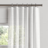 Convertible Drapery in Linen Sheer - Optic White