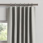 Convertible Drapery in Little White Line - Black