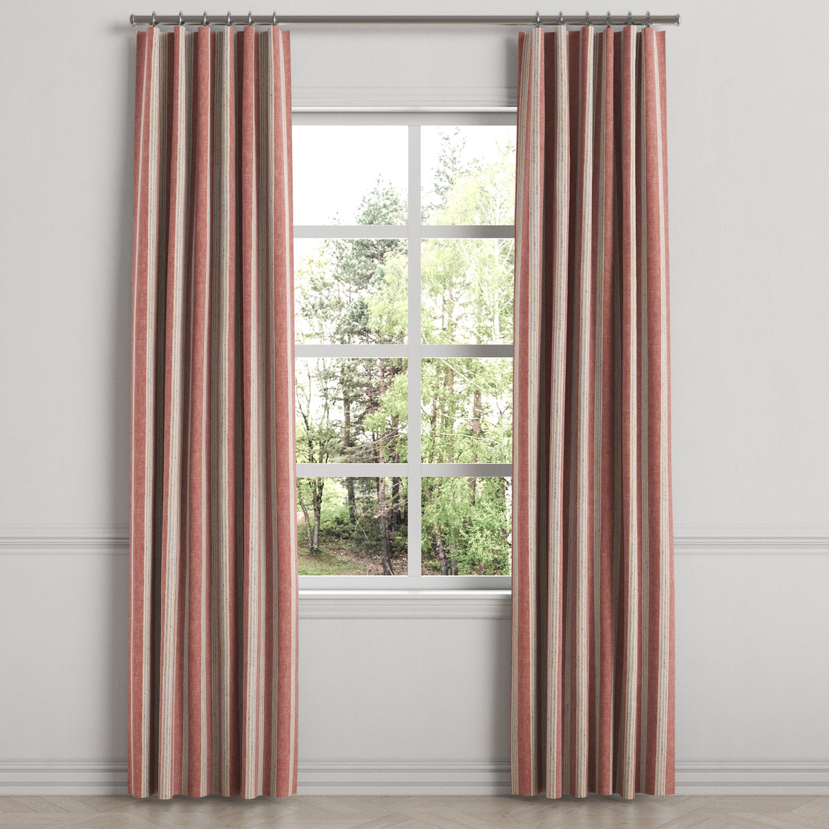 Convertible Drapery in Nautical Stripes - Buoy