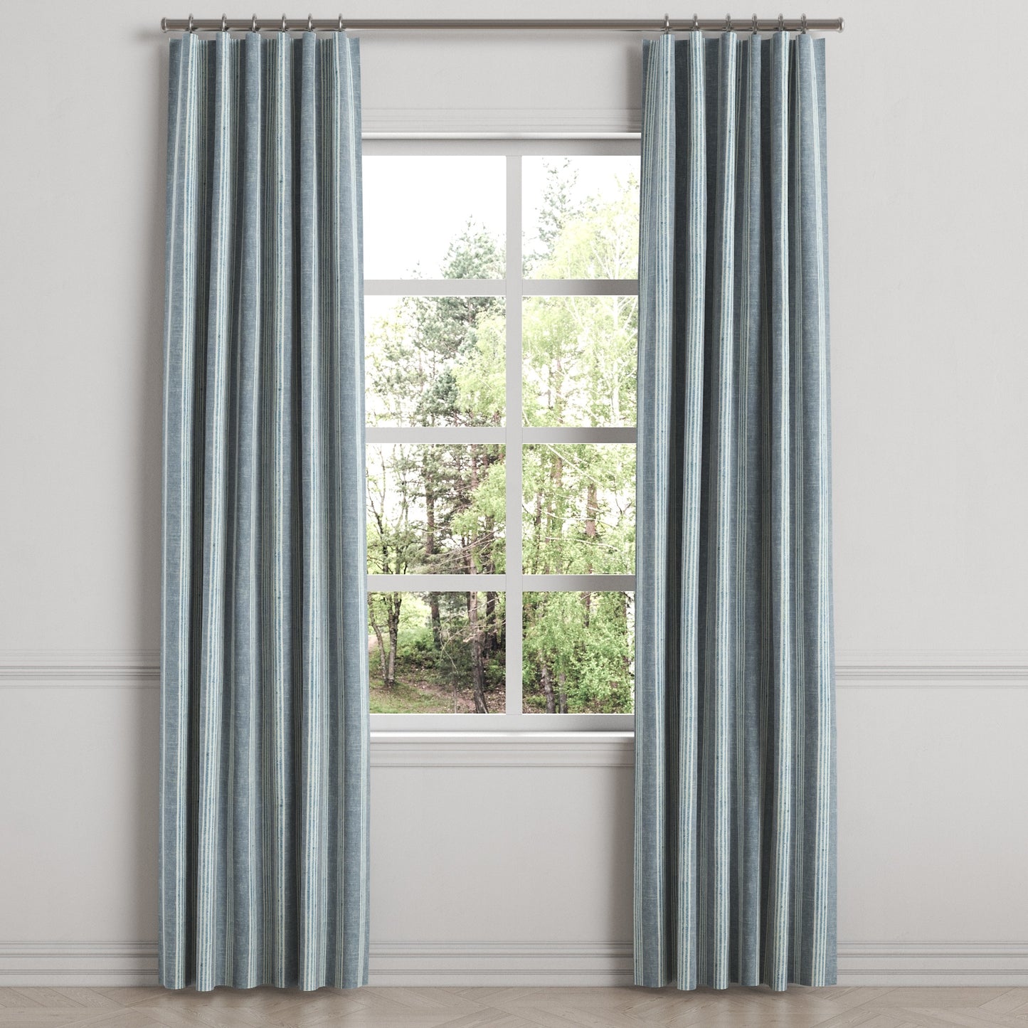 Convertible Drapery in Nautical Stripes - Surfs Up