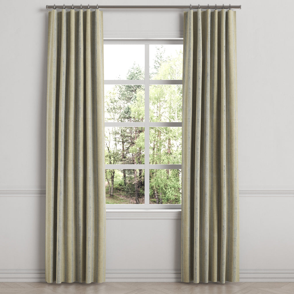 Convertible Drapery in Nautical Stripes - Shoreline