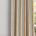 Convertible Drapery in French Laundry Stripe - Apricot