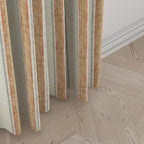 Convertible Drapery in French Laundry Stripe - Apricot