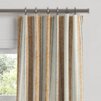Convertible Drapery in French Laundry Stripe - Apricot