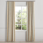 Convertible Drapery in French Laundry Stripe - Apricot