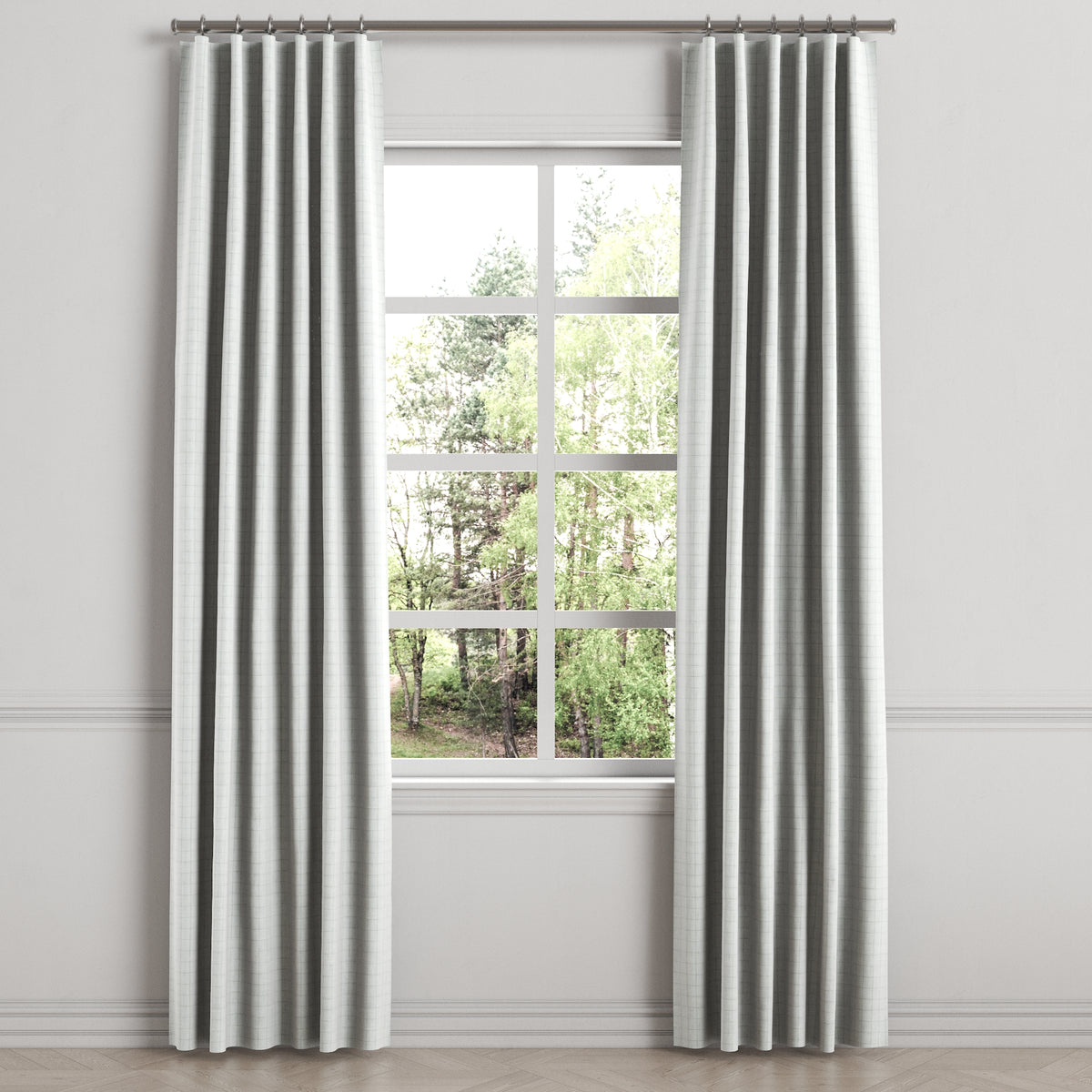 Convertible Drapery in 100% Linen - Salt Air