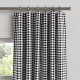 Convertible Drapery in Gingham - Black