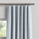 Convertible Drapery in Gingham - Blue Jean