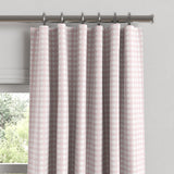 Convertible Drapery in Gingham - Light Pink