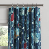 Convertible Drapery in Koi Pond - Blue