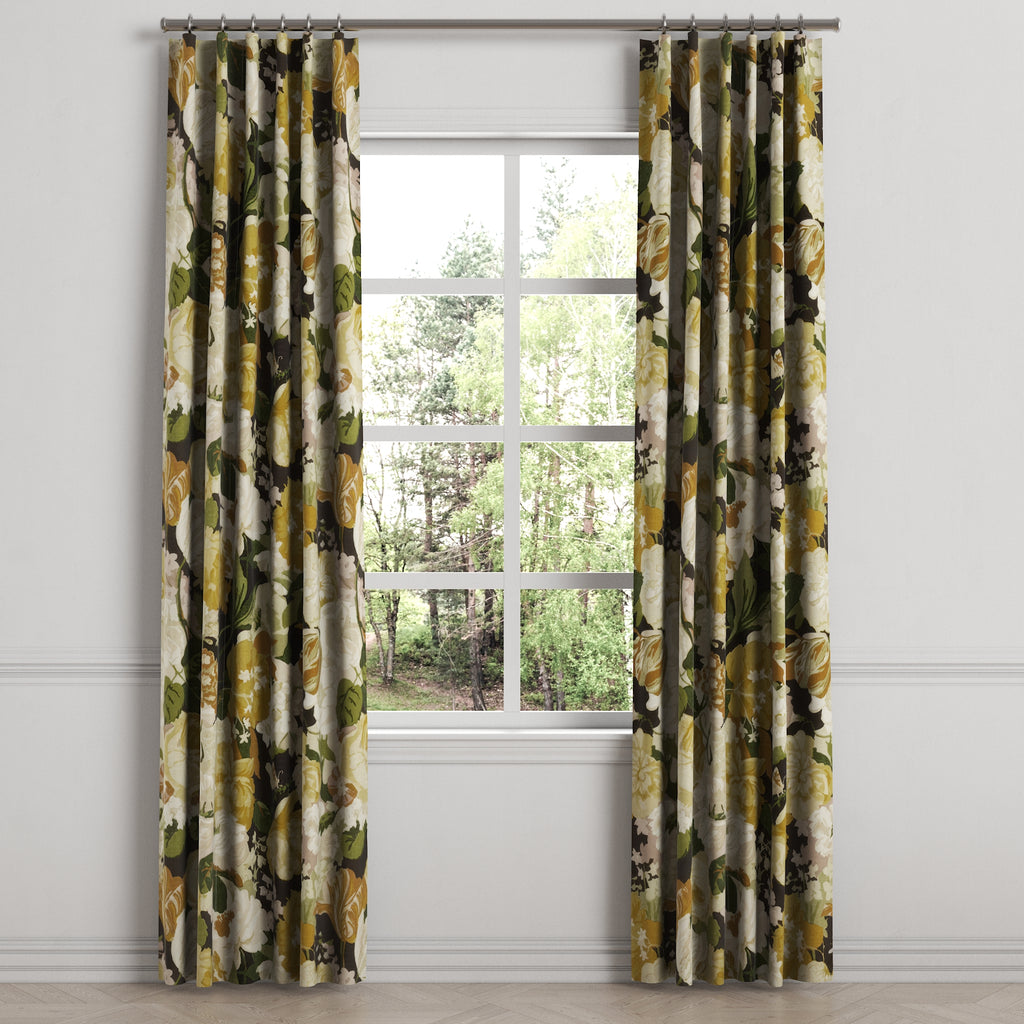 Convertible Drapery in Garden Tea Time - Moonglow