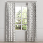 Euro Pleat Drapery in Groovy - Pewter
