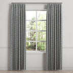 Euro Pleat Drapery in Ditsy - Indigo