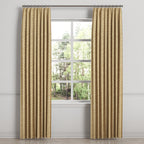 Euro Pleat Drapery in Ditsy - Saddle