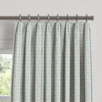 Euro Pleat Drapery in Positive Print - Rain